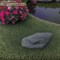 Decorative Outdoor Weather-Resistant Artistic Artificial Faux Stone Rock, Garden Patio Granite Grey Fiberglass Stone